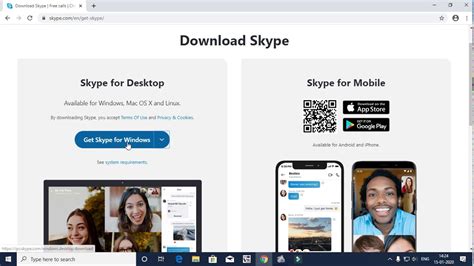 How To Download And Install Skype In Windows Youtube