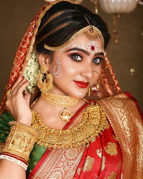 Pin By Ravivishwakarma On Bengali Bridal Makeup Indian Wedding