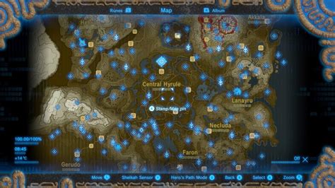 100 completion my final map location was breath of the wild