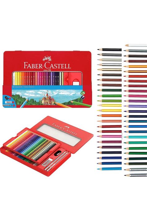 Faber Castell Classic Colored Pencils Tin Set 48 Vibrant Colors