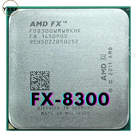 amd fx 8300 eight core processor socket am3 fx 8300 fx8300 desktop cpu 3 3ghz 95w 8m