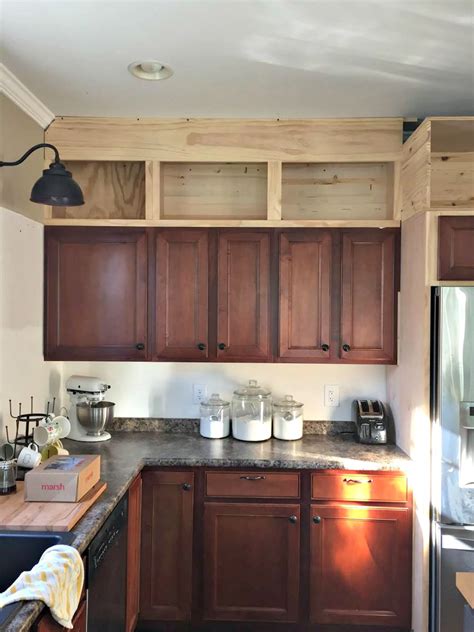 Extending Kitchen Cabinets Up To The Ceiling Thrifty Decor Chick