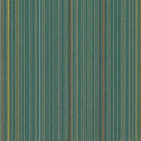 Teal Teal And Green Stripe Woven Upholstery Fabric