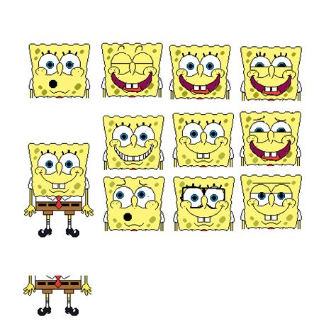 Pixilart Spongebob Sprite Sheet By Pixelhixel