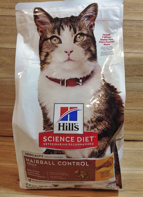 How much does hill's cat food cost? Hill's Science Diet Adult Hairball Control Chicken Recipe ...