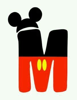 Letras Disney Abecedario Moldes De Letras De Mickey Mouse Para Imprimir
