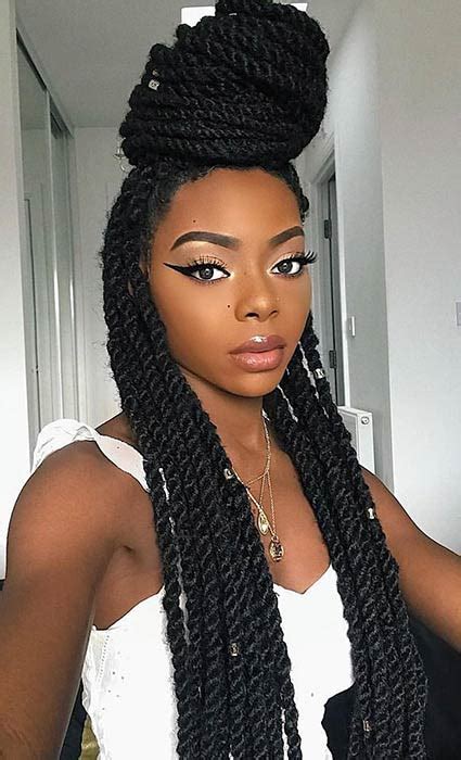 Us 3 41 49 off spring sunshine 8inch 1pc red purple beauty bob marley braids hair crochet braid synthetic braiding hair extensions for women in. 44 Marley Braids Styles (Trending in January 2021)