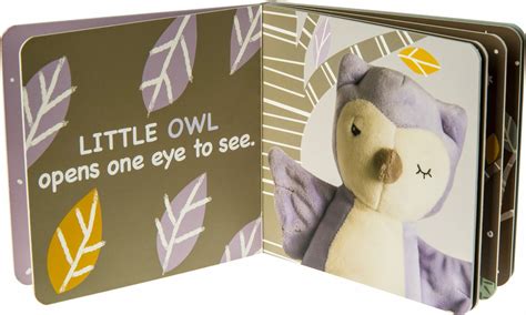 Leika Little Owl Board Book 6x6 From Mary Meyer Stuffed Toys