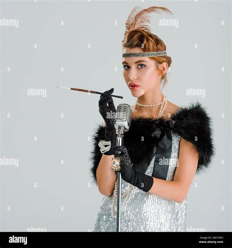 Woman With Cigarette Holder Hi Res Stock Photography And Images Alamy