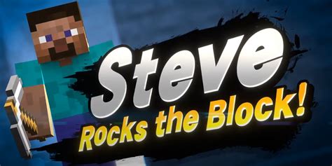 Minecraft Steve Is The Next Dlc Fighter For Super Smash