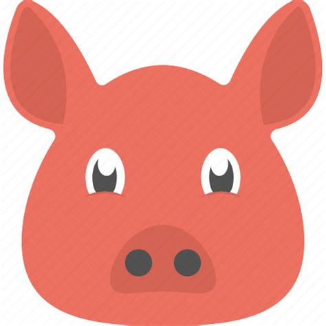 Animal Pig Face Pigling Red Pig Red Pig Face Icon