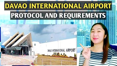 Davao International Airport Travel Requirements And Protocolnew