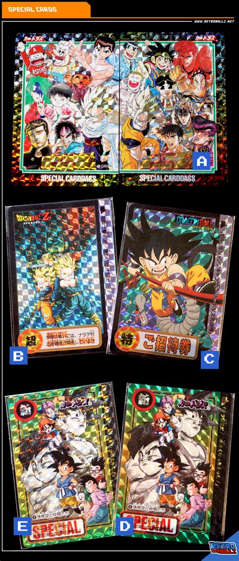 Carte Dragon Ball Carddass Hondan Limited 3000 Prism Set Card Custom