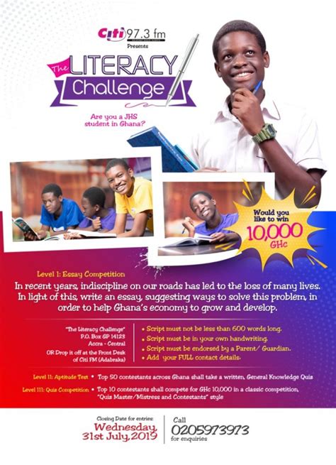 2019 Edition Of Citi Fms Literacy Challenge Takes Off