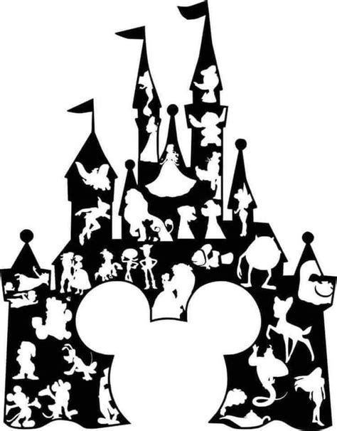 Pin By Dawn Porfert Gillich On Cricut Disney Silhouette Art Disney Silhouette Disney Silhouettes