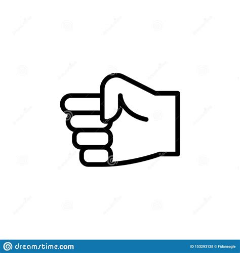 Clubhouse integrates with the following applications Hand Fist Gesture Outline Icon. Element Of Hand Gesture ...