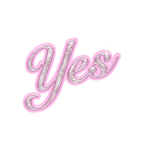 Pink Yes Sticker By Katri Tikkanen For Ios And Android Giphy