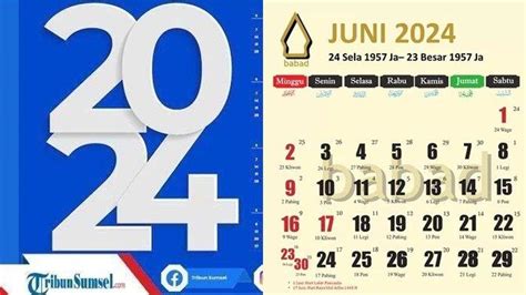 Kalender Jawa Bulan Juni 2024 Beserta Pasaran Weton Dan Daftar Hari
