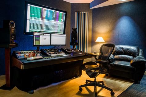 FM Design - Blue on Blue Studios | Music studio room, Home studio setup ...