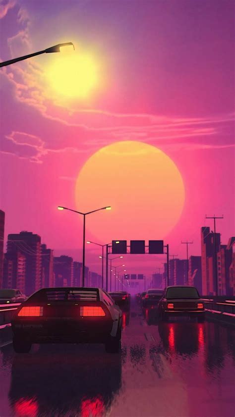 80s Synthwave Retro Iphone Wallpapers Wallpaper Cave