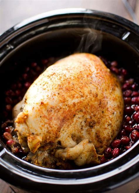 crock pot turkey breast with cranberry sauce