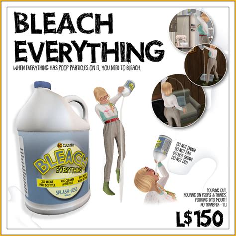 Second Life Marketplace Rc Bleach Everything