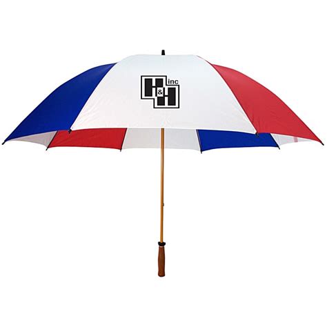 Windproof Golf Umbrella Redwhiteblue 64 Arc 6212 Rwb