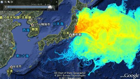 Fukushima Radiation Map Today Online Map Around The World