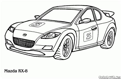 Coloring Page Mazda Ricks 8