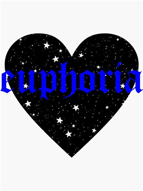 Euphoria Sticker Sticker For Sale By Tcapzzz Redbubble