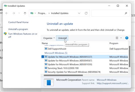 How To Uninstall A Cumulative Update On Windows 11