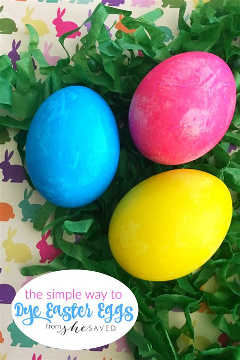 Keep Things Simple With These Easy Recipe For Dyeing Easter Eggs