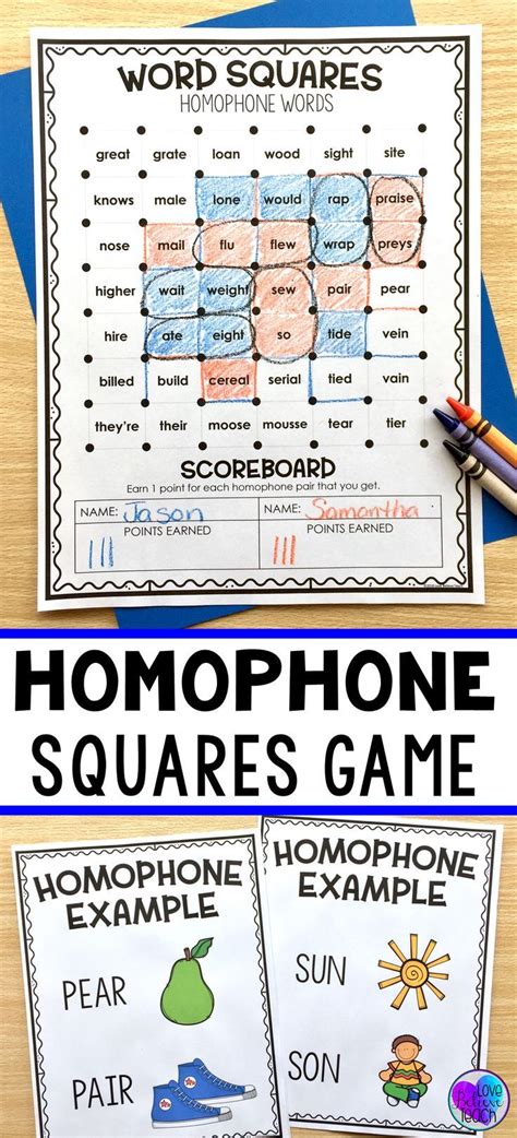 This Homophones Activity Is A Fun Way For Your Students To Practice