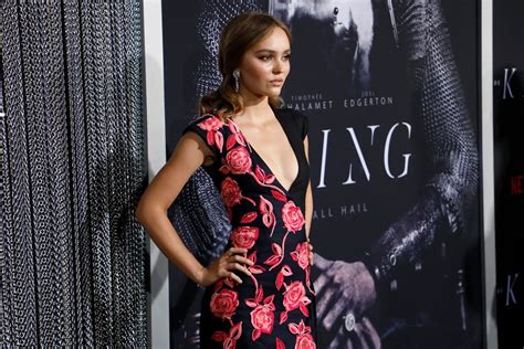 Lily Rose Depps Dress At The King Premiere Popsugar Fashion