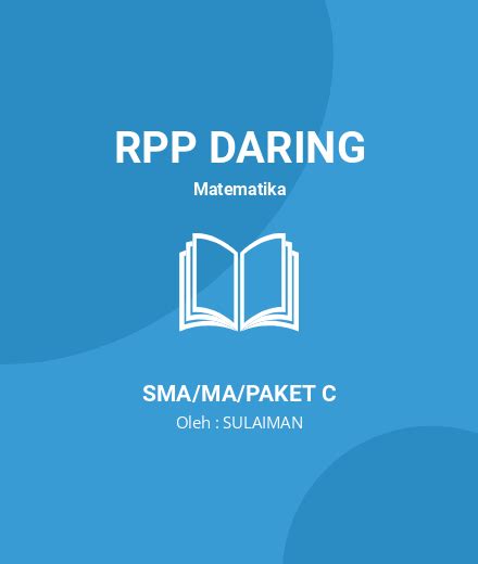 Unduh RPP Turunan Fungsi Aljabar RPP Daring Matematika Kelas 11 SMA