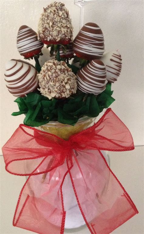 Chocolate Covered Strawberry Bouquet Cookies And Baking Pinterest