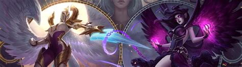 League Of Legends Lol Kayle Vs Morgana 4k Wallpaper Download