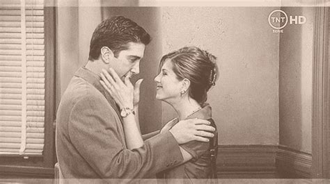 Friends Ross And Rachel Kiss Reaction - Ross And Rachel GIFs - Find & Share on GIPHY