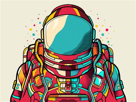 Astronaut Astronaut Art Space Art Illustration