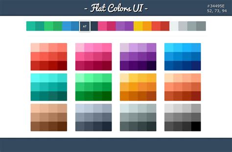 Is Flat Ui Design Color More Professional Flat Design Colors Web