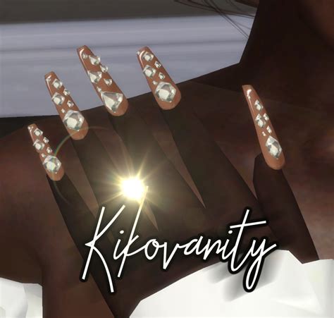 The Black Simmer Hand Me Your Edges Nails By Kiko Vanity