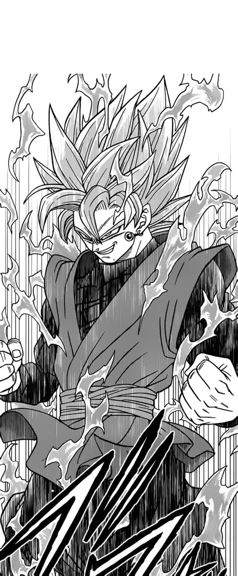 Dragon ball super manga series. Super Saiyan Rose Goku Black from Dragon Ball Super Manga ...
