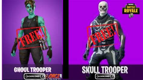 How To Download Skull Trooper And Ghoul Trooper For Free