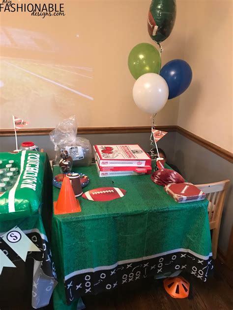 My Fashionable Designs: Football Party on a Budget: Concession Stand Setup
