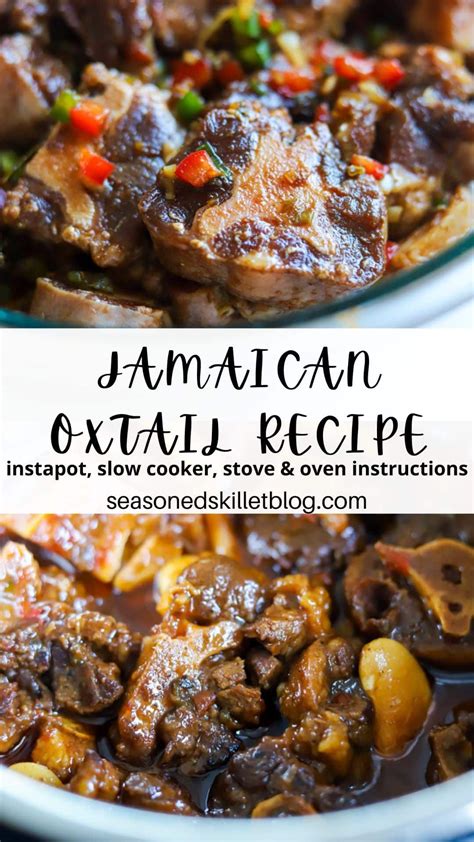 jamaican oxtail is a foundational and classic recipe in many jamaican households it s made by
