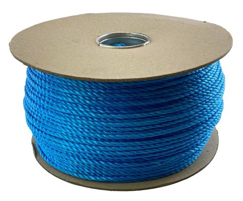 8mm Blue Polypropylene Rope X 220 Metre Reel Cheap Nylon Poly Reels