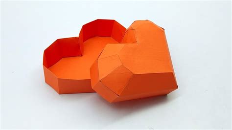 Origami Heart Box How To Make A Paper T Box For Valentines Day