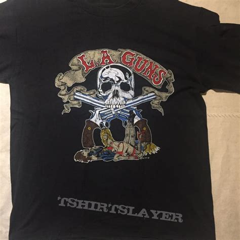 La Guns Sex Booze And Tattoos Vintage Shirt Tshirtslayer Tshirt