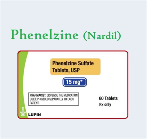 Phenelzine Nardil Uses Dose Moa Brands Side Effects