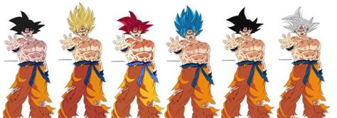 Goku Todas Las Fasesavi By Hiroshiianabamodder On Deviantart Dragon